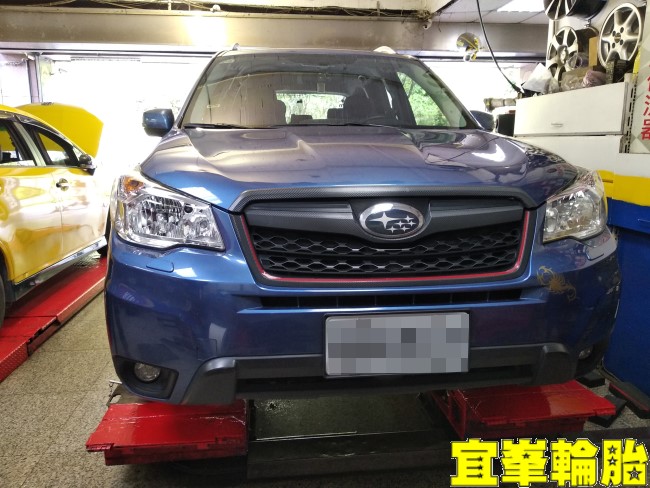 Subaru Forester Continental UltraContact UC6 SUV 225/60/17 胎圈最佳化平衡 3D四輪定位