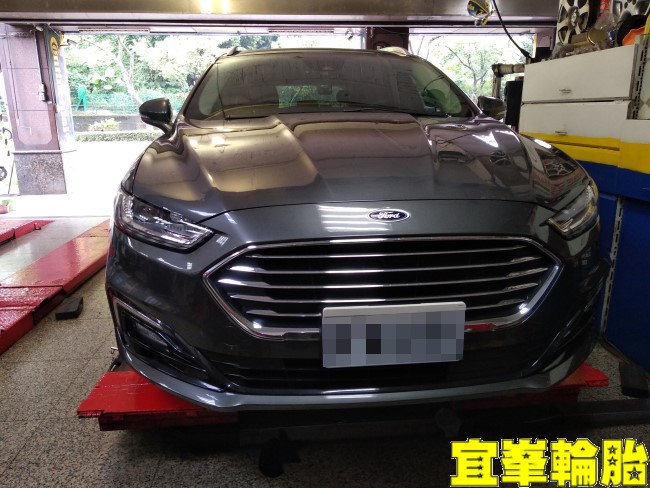 Ford Mondeo Wagon 冷氣排水管加裝 金屬氣嘴加裝 Yokohama Advan dB V552 235/45/18 3D四輪定位