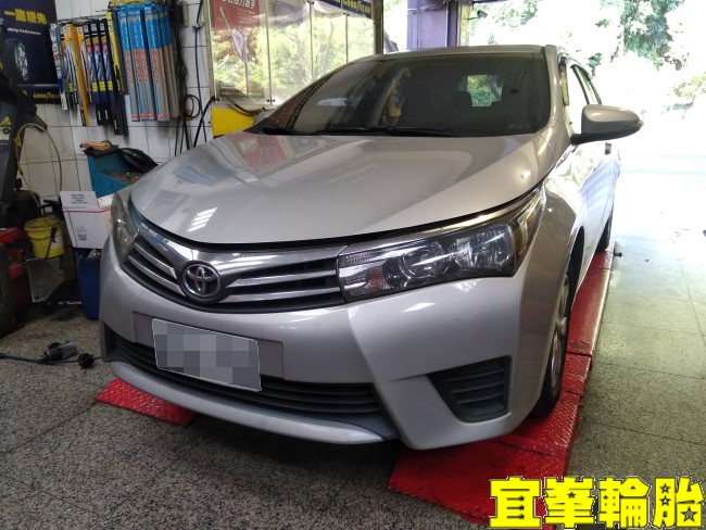 TOYOTA ALTIS Gulf ULE 5W40 SUNOCO CVT ATF輪胎對調