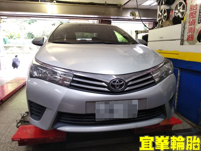 TOYOTA ALTIS ORO W417-TA 盲塞式TPMS極致安裝