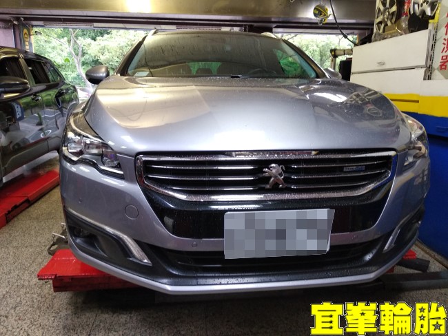 Peugeot 508 SW Goodyear ASYM-6 F1 Asymmetric-6 235/45/18 3D四輪定位