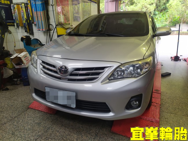 TOYOTA ALTIS Gulf CX 5W30 輪胎對調 AMARON 65B24L