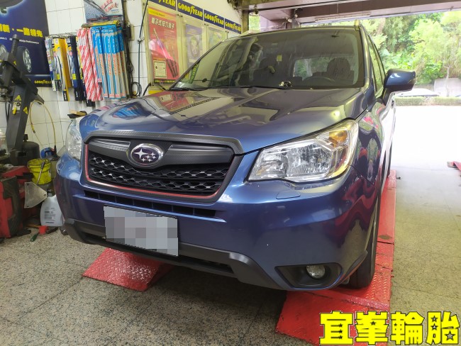 Subaru Forester TPMS發射器更換 行駛異音 後輪軸承更換