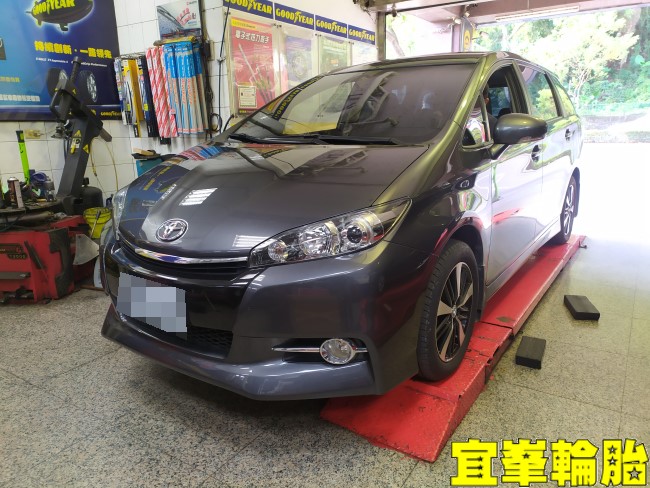 TOYOTA WISH Gulf ULE 5W40 輪胎對調 AMARON 65B24LS