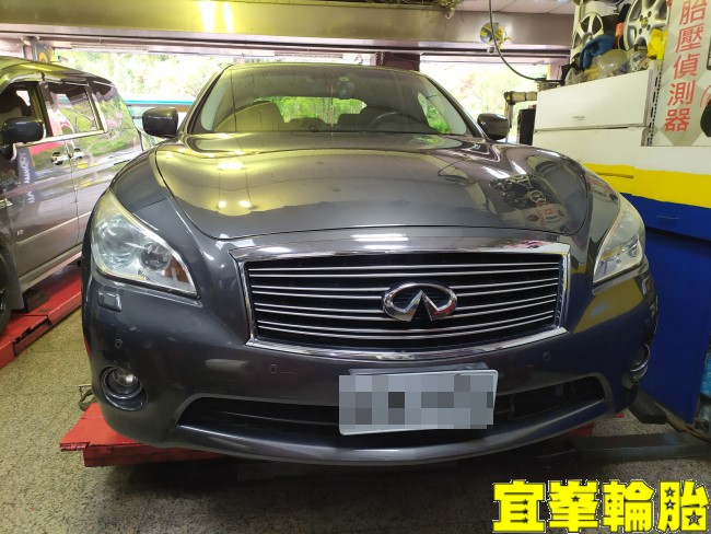 Infiniti M25 高速煞車抖動 碟盤車銷研磨