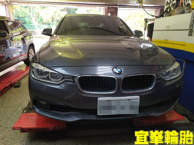 BMW F30 自備鋁圈 Goodyear Eagle F1 Asymmetric 6 F1A6 225/45/18 3D四輪定位