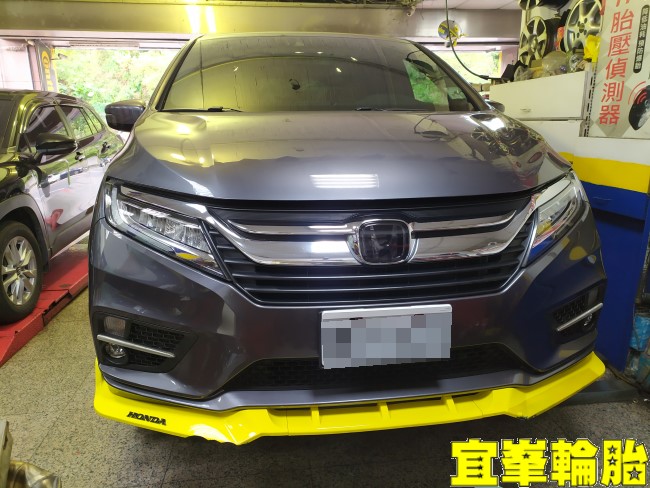 Honda 美規 Odyssey Gulf CX 5W30 輪胎對調 自備輪軸墊寬器不能