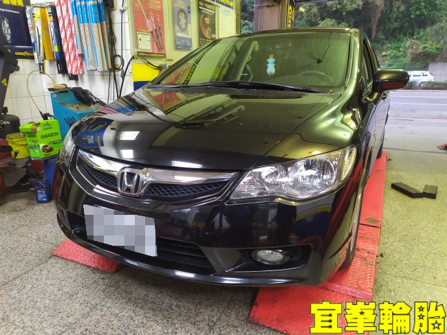 Honda Civic 8 喜美八代 ORO W417-TA 盲塞式TPMS極致安裝