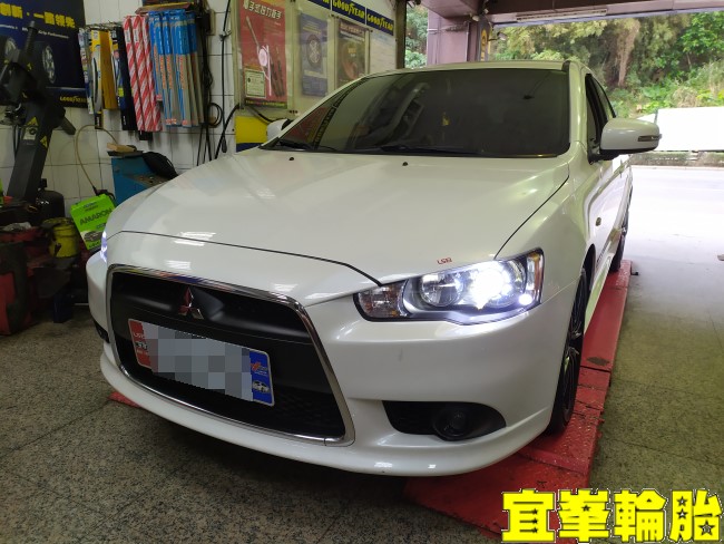 Mitsubishi Lancer Sportback 自備機油保養 輪胎對調 TUTELA TOP 4/S 煞車油脈衝式更換