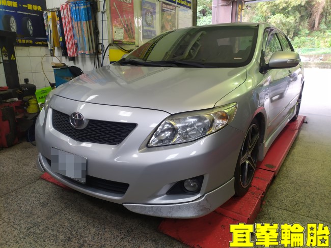 TOYOTA ALTIS 煞車異音 滑動銷卡死 BOHENG前劃線302mm加大碟盤安裝