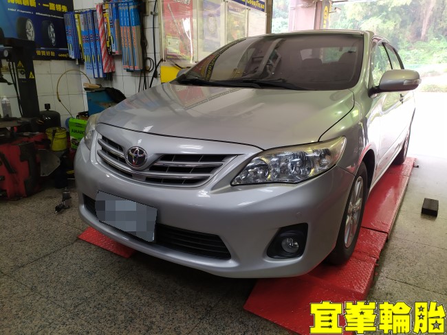 TOYOTA ALTIS Gulf CX 5W30 SUNOCO CVT ATF 輪胎對調