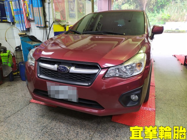 Subaru Impreza Gulf ULE 5W40 鋁圈更換