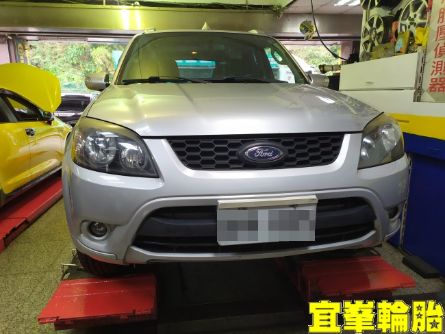 FORD ESCAPE Gulf CX 5W30 輪胎對調