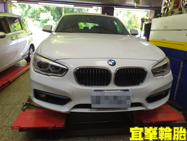 BMW F20 118i Michelin ps4 205/50/17 3D四輪定位