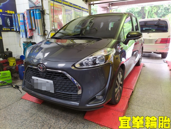 TOYOTA SIENTA Gulf GDI 0W20 輪胎對調 SUNOCO CVT ATF TUTELA TOP 4/S 煞車油脈衝式更換