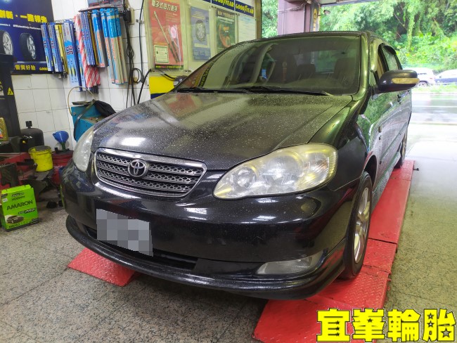 TOYOTA ALTIS Gulf ULE 5W40 輪胎對調