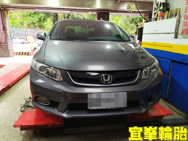 HONDA CIVIC 9代 Michelin Primacy 5 215/45/17 3D四輪定位