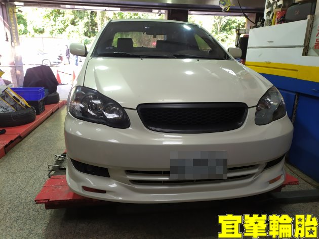 TOYOTA ALTIS 底盤異音 煞車抖動 輪胎對調