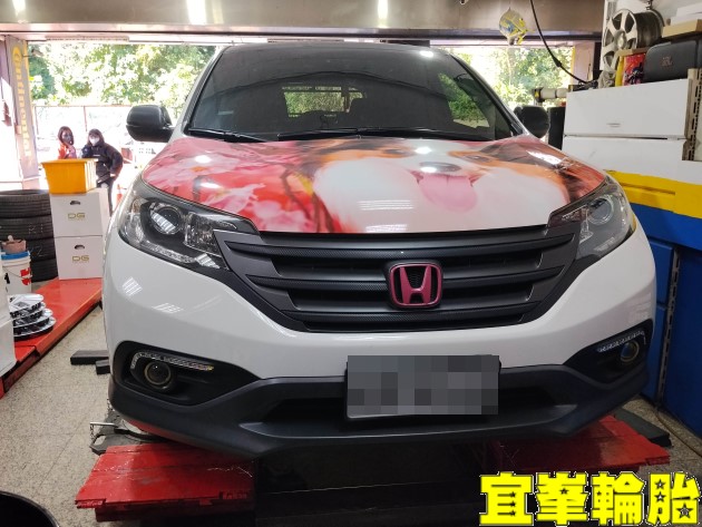 HONDA CR-V Gulf CX 5W30 輪胎對調