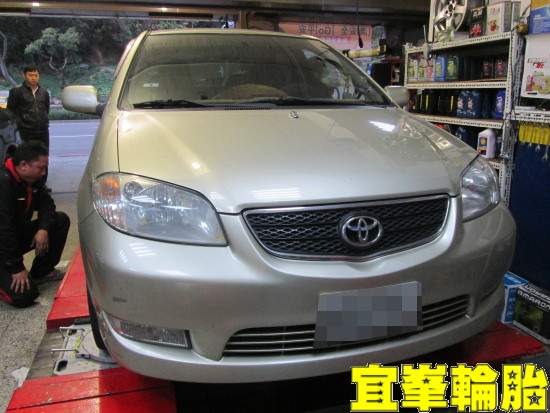 TOYOTA VIOS  Assurance TripleMax 195/55/15 引擎抖動 3D四輪定位