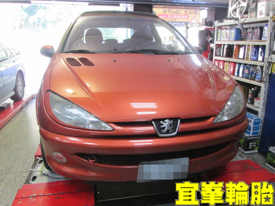 Peugeot 206 Assurance triplemax 195/50/15 3D四輪定位