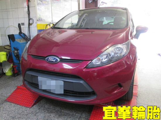 FORD FIESTA 輪胎對調  SPR FORD 原廠型輕量化螺帽安裝