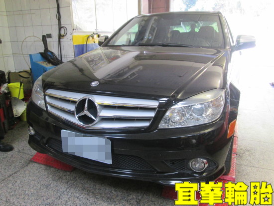Mercedes-Benz W204 C300 CSC5 225/45/17 3D四輪定位