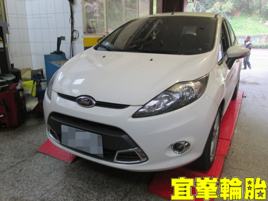FORD FIESTA ORO W401 TPMS安裝  3D四輪定位