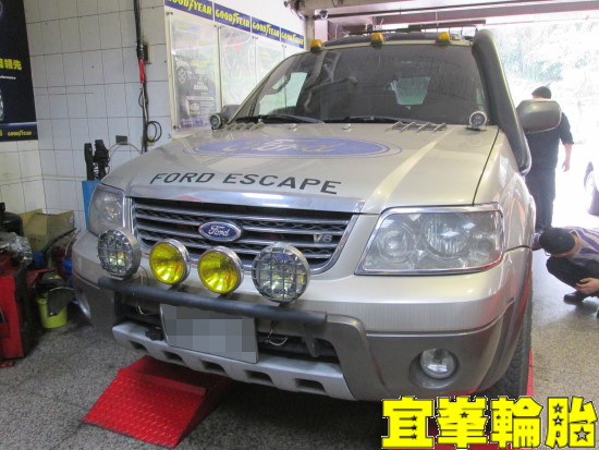 Ford escape 煞車抖動 碟盤車銷研磨