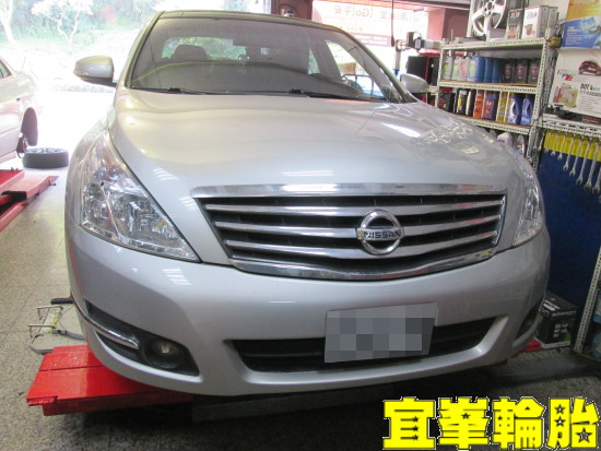 NISSAN TEANA 高速抖動  輪胎應力測量