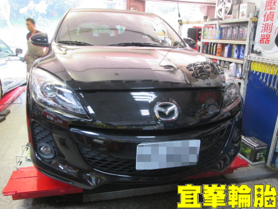 mazda 3 馬3 SELENIA 5W40 輪胎對調
