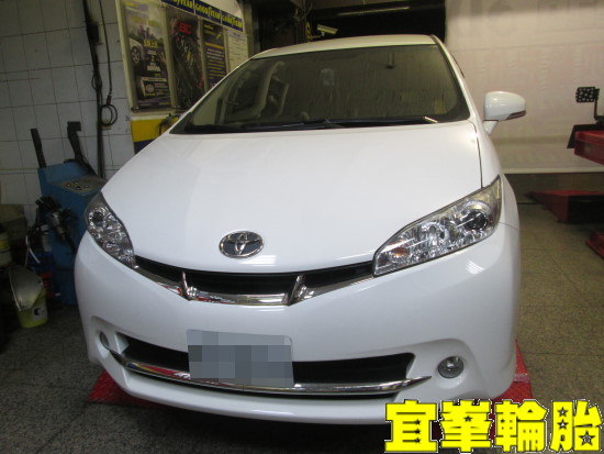 TOYOTA WISH SELENIA 5W50 輪胎對調