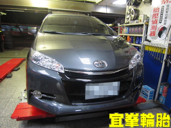 TOYOTA WISH ORO W410 TPMS 安裝