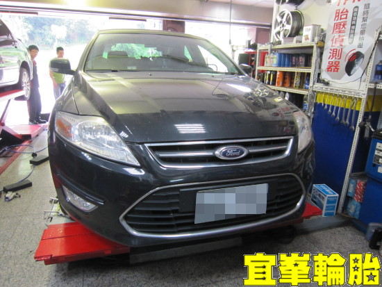 FORD MONDEO TDCI  高速抖動 輪胎應力測量