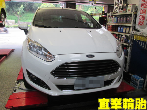 FORD FIESTA ORO W401 TPMS 極致安裝  3D四輪定位