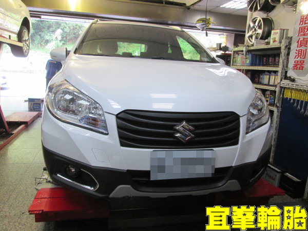 Suzuki 2014 SX4 CROSSOVER ORO W408TPMS 極致安裝 不鏽鋼牌照螺絲