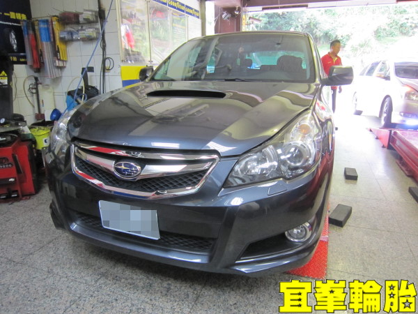 SUBARU LEGACY ASYM-2 F1 Asymmetric-2 225/45/18 ORO W403 TPMS極致安裝 自備前後來令片安裝 碟盤車銷研磨