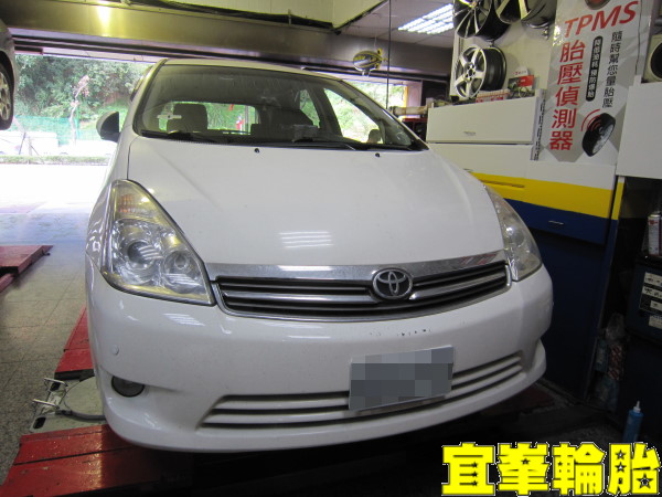 TOYOTA WISH ORO W401 TPMS 極致安裝  Assurance triplemax 195/65/15  3D四輪定位