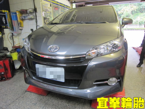 TOYOTA WISH ORO W410 TPMS 極致安裝  Assurance TripleMax 205/55/16 3D四輪定位  固特異新胎發表會