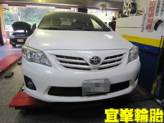 TOYOTA ALTIS  Assurance triplemax 195/65/15 3D四輪定位 ORO W417 盲塞式TPMS極致安裝