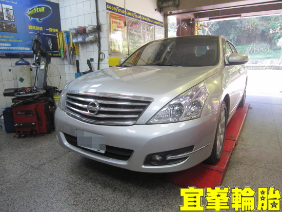 NISSAN TEANA 高速抖動 輪胎應力測量