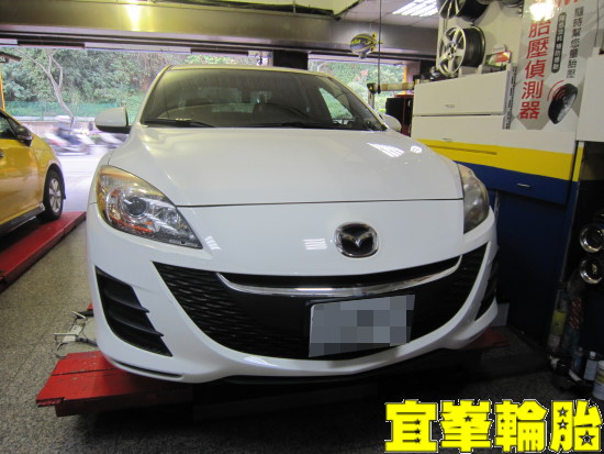 MAZDA 3 馬3  S500-T TPMS極致安裝  胎圈最佳化平衡