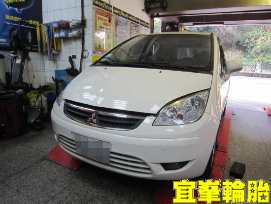 Mitsubishi Colt Plus Assurance TripleMax 185/55/15 3D四輪定位 BENDIX MKT 鈦條紋來令片