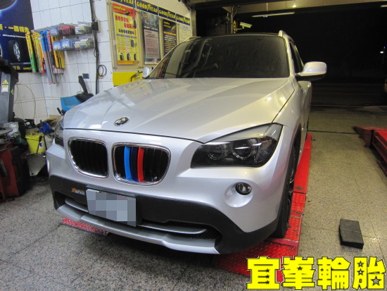BMW X1 E84 輪胎對調!