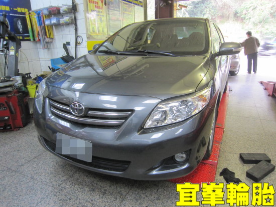 TOYOTA ALTIS  ORO W417 盲塞式TPMS極致安裝