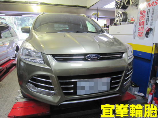 FORD KUGA  高速抖動 輪胎應力測量 胎圈最佳化平衡 SELENIA 5W50