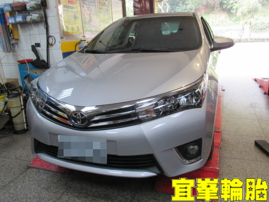 TOYOTA ALTIS ORO W417 盲塞式TPMS極致安裝