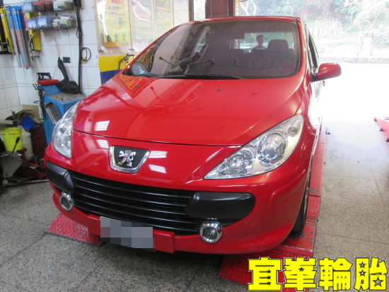 peugeot 307 ORO W403 TPMS 極致安裝 3D四輪定位