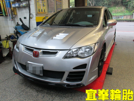 HONDA CIVIC8 喜美八代 ORO W417 盲塞式TPMS極致安裝 福士水箱精