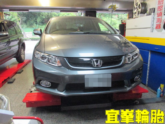 HONDA CIVIC 9代 S500-T TPMS 螢幕安裝  3D四輪定位